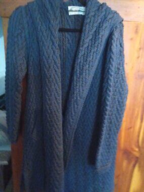 Blue Hooded Sweater